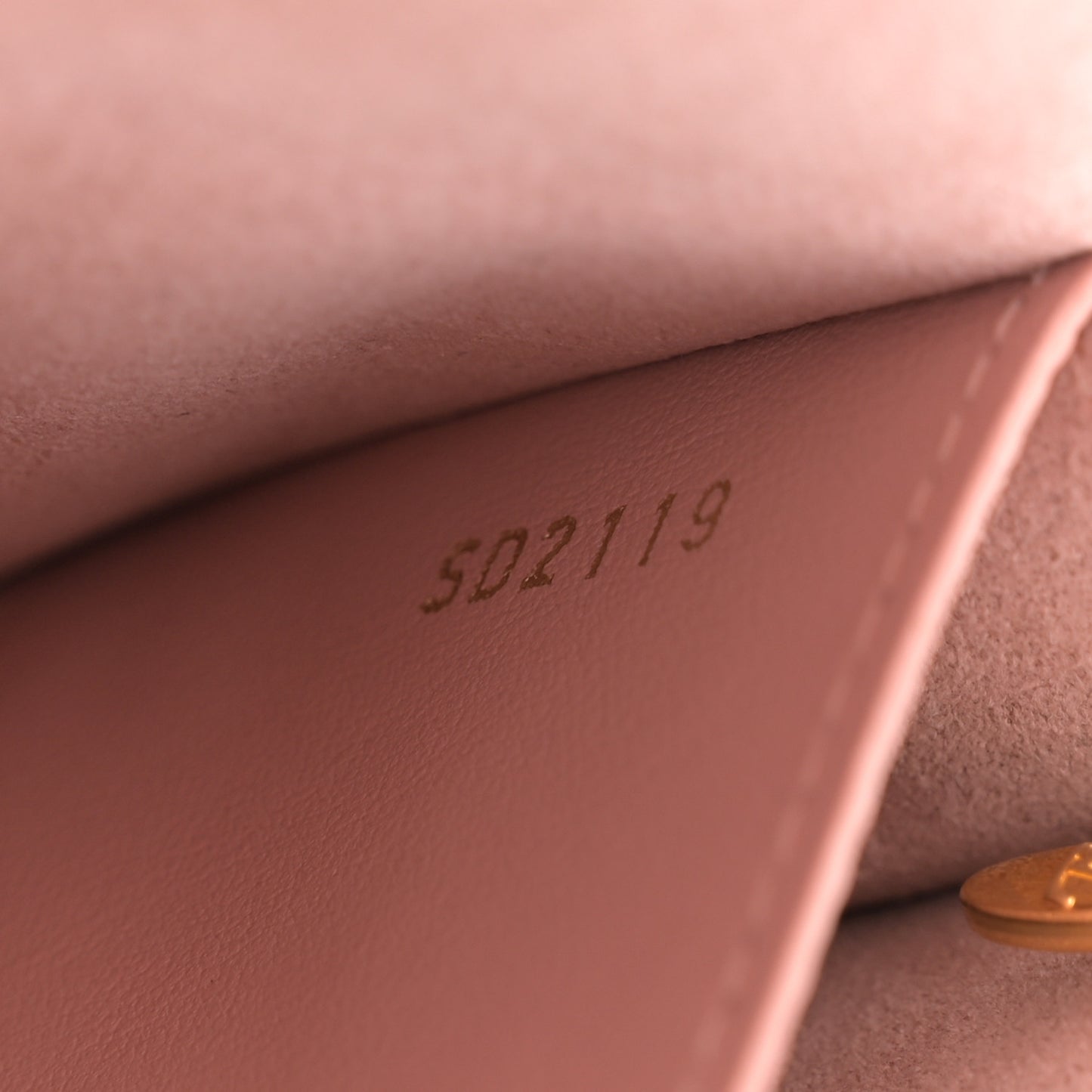 Empreinte Vavin Chain Wallet Rose Poudre