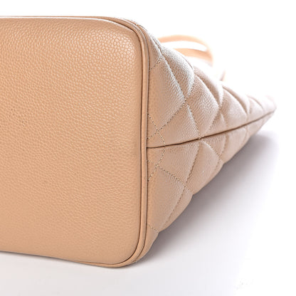 Chanel Caviar Quilted Medallion Tote Beige 19 of 19