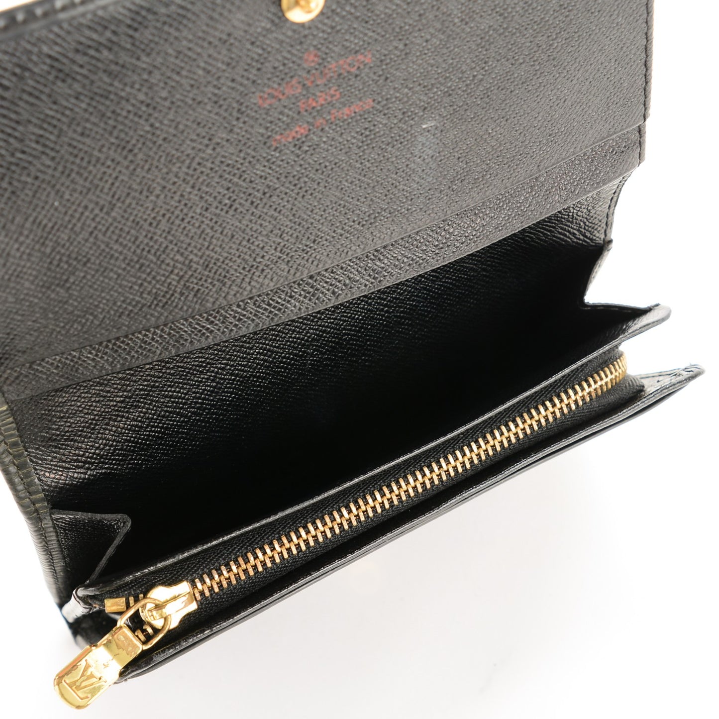Epi Porte-Monnaie Billets Tresor Wallet Black