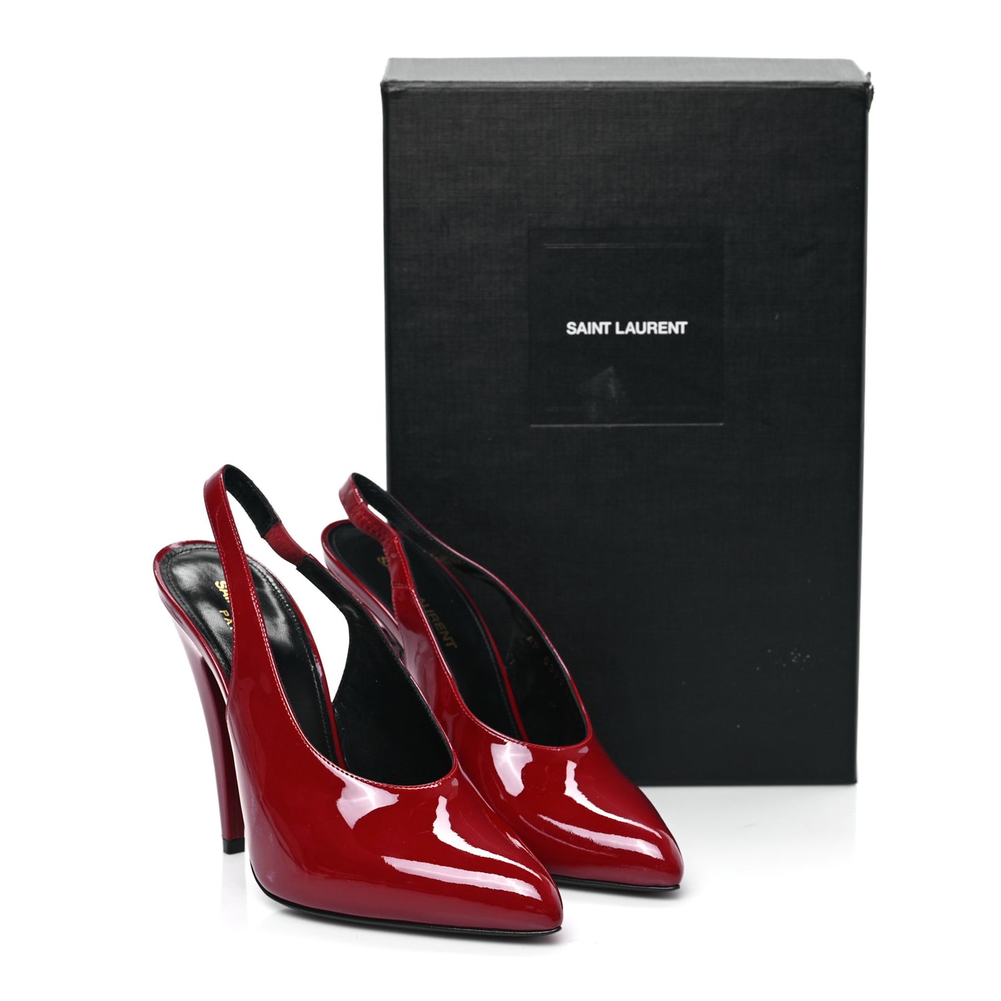 Patent Venus 110 Slingback Pumps 39 Hot Red