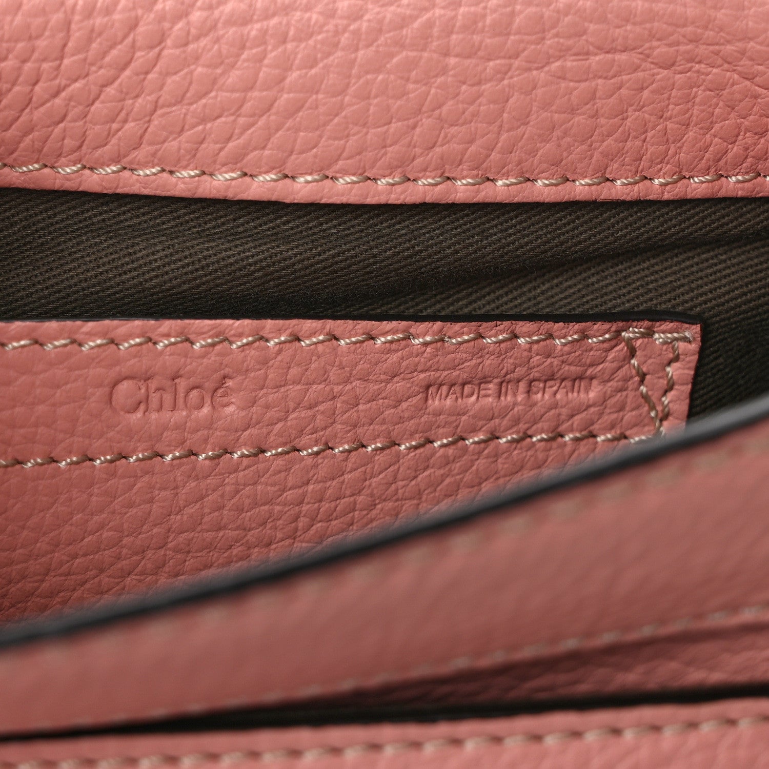 Chloe Calfskin Mini Marcie Round Crossbody Bag Rusty Pink 6 of 8