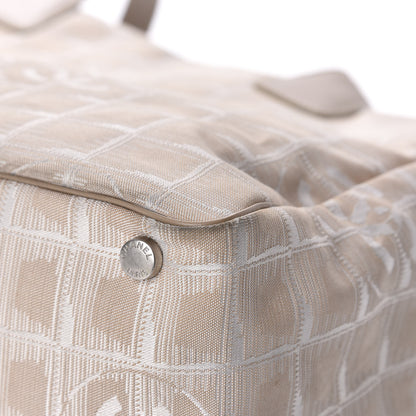 Chanel Nylon Medium Travel Tote Beige 16 of 16