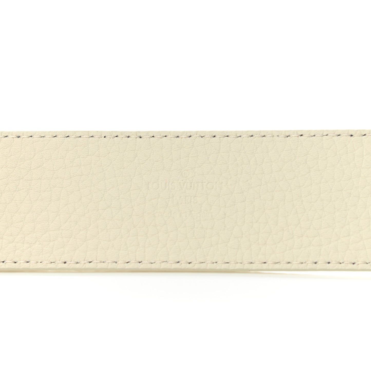 Taurillon Illusion 40mm LV Initiales Belt 90 36 White