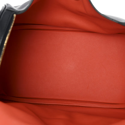 Hermes Swift Verso Lindy 26 Bleu Indigo Orange Poppy 5 of 10