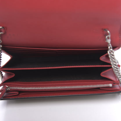 Gucci GG Supreme Monogram Mini Dionysus Chain Wallet Beige Vulcanic Red 5 of 13