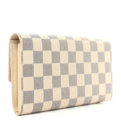 Louis Vuitton Damier Azur Sarah Wallet 2 of 4