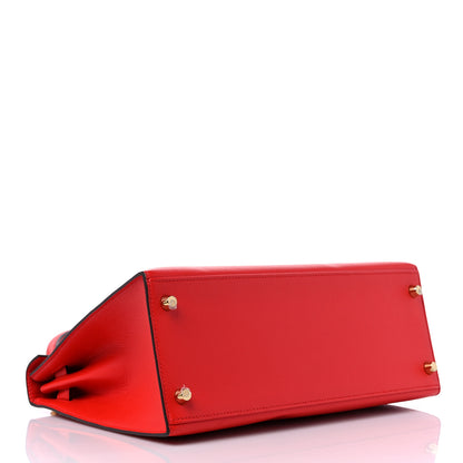 Hermes Epsom Kelly Sellier 28 Rouge de Coeur 4 of 9