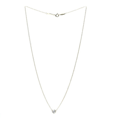 Tiffany 18K Yellow Gold Diamond .25ct Elsa Peretti Diamonds by the Yard Pendant Necklace 2 of 4