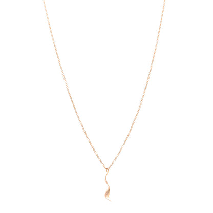 Tiffany 18K Rose Gold Frank Gehry Orchid Pendant Necklace 1 of 4