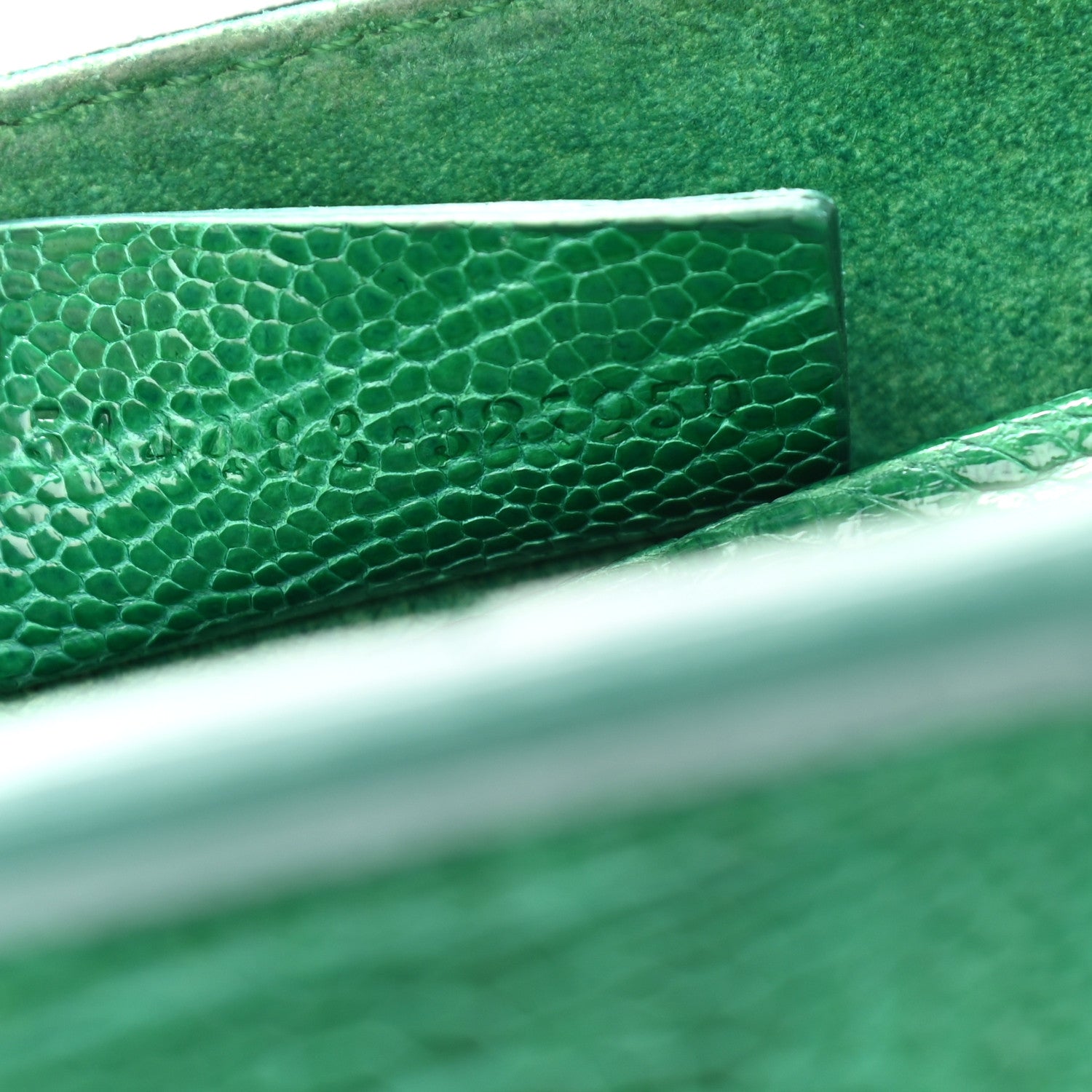 Alexander McQueen Calfskin Crocodile Embossed Mini Heroine Bag Green 8 of 17