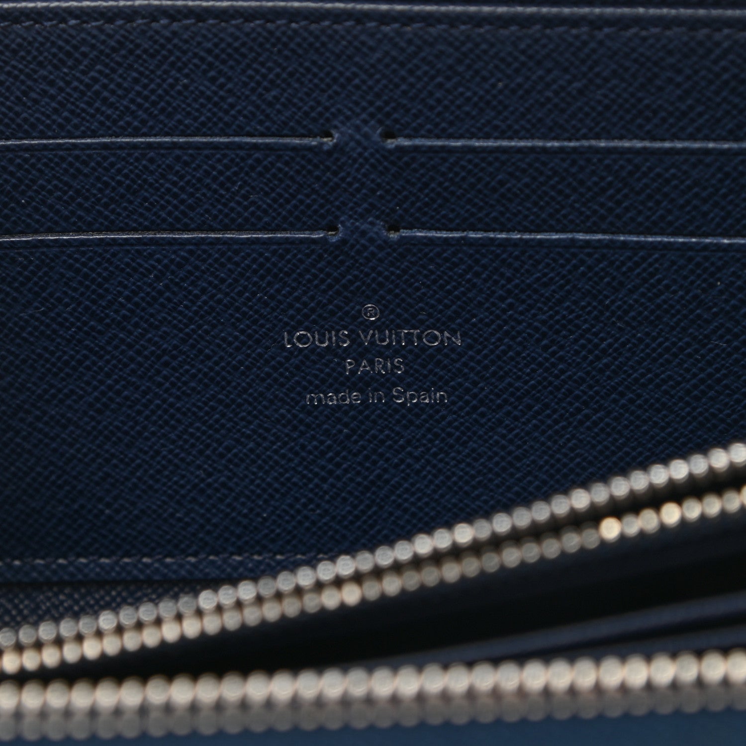 Louis Vuitton Epi Zippy Wallet Indigo 6 of 10
