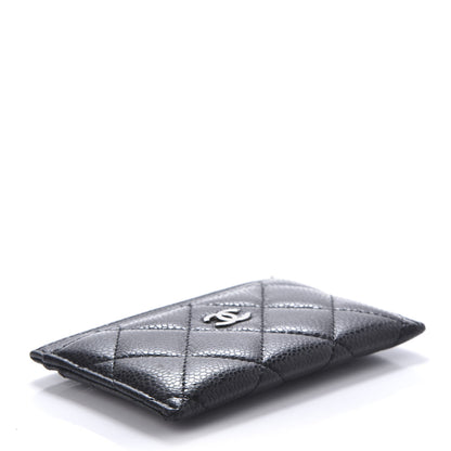 Chanel Caviar Quilted Card Holder Black 4 of 11
