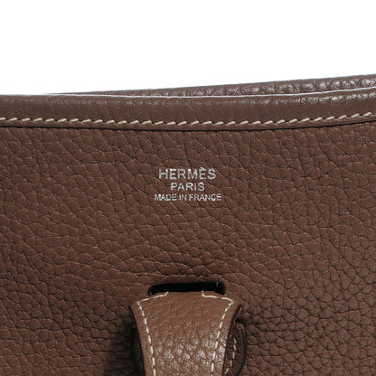 Hermes Taurillon Clemence Evelyne III PM Etoupe 5 of 6