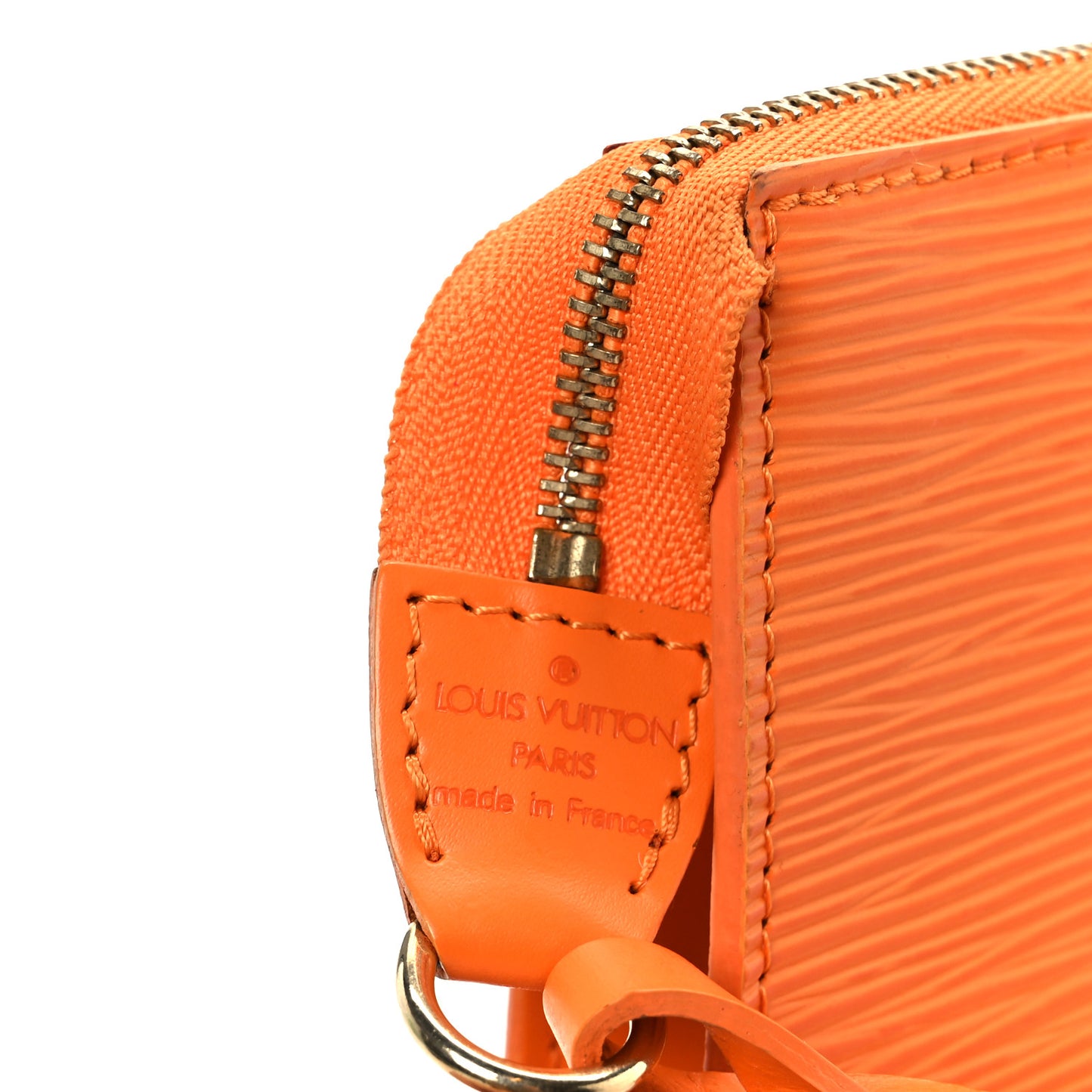 Epi Pochette Accessories 24 Mandarin