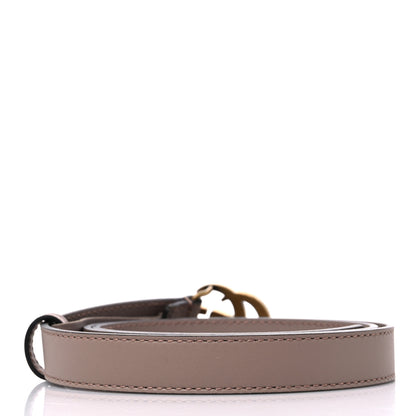 Gucci Calfskin Double G 20mm Belt 80/32 Porcelain Rose 2 of 5