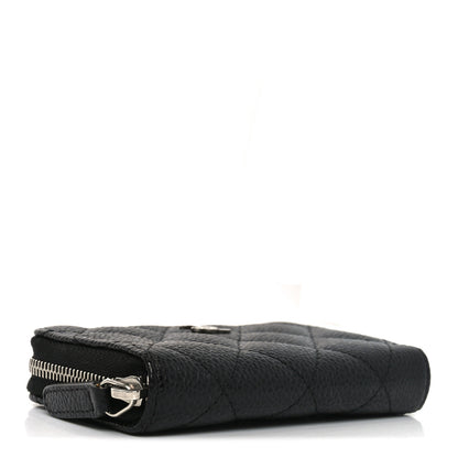 Chanel Caviar Quilted Zip Coin Purse Black 4 of 8