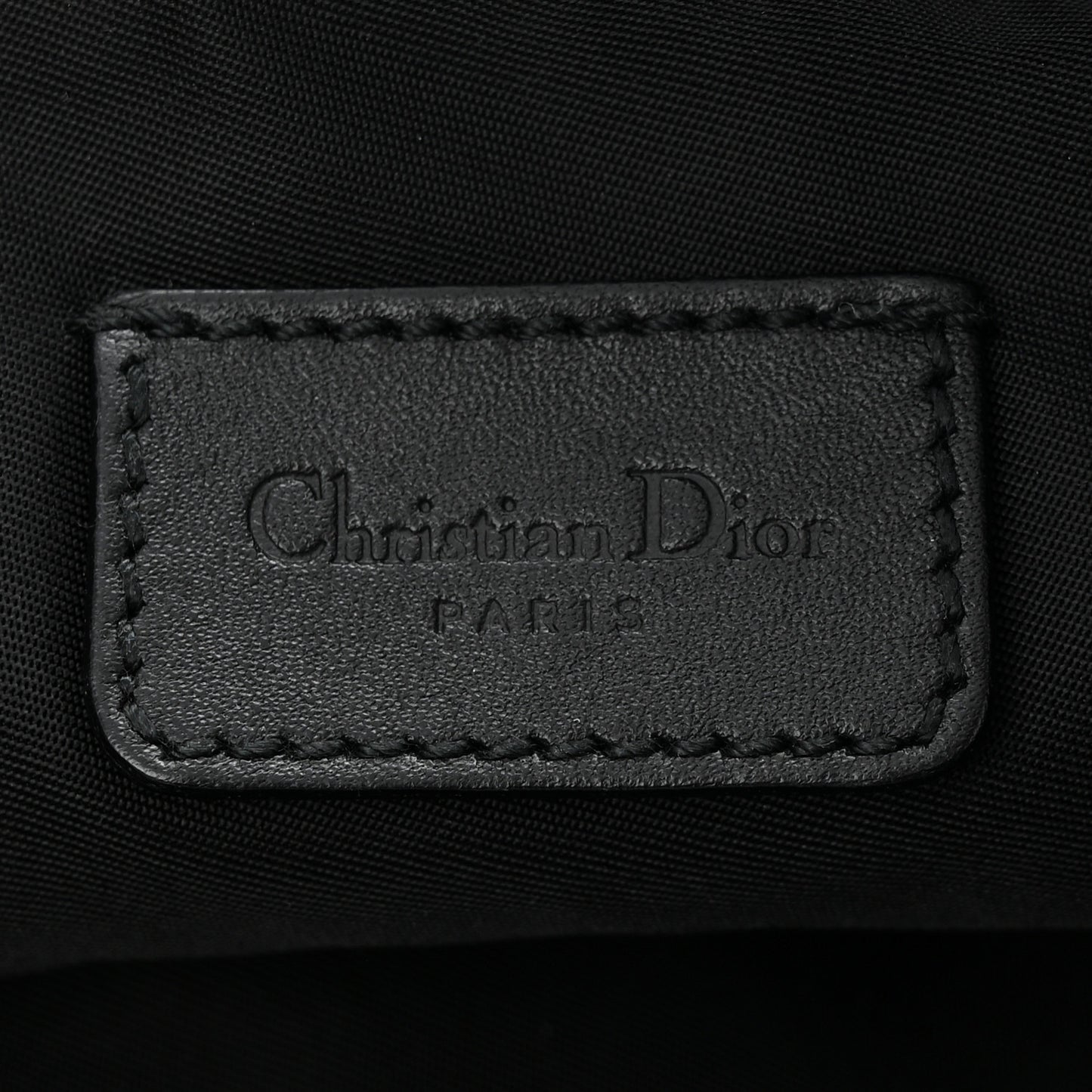Monogram Mini Saddle Pochette Black