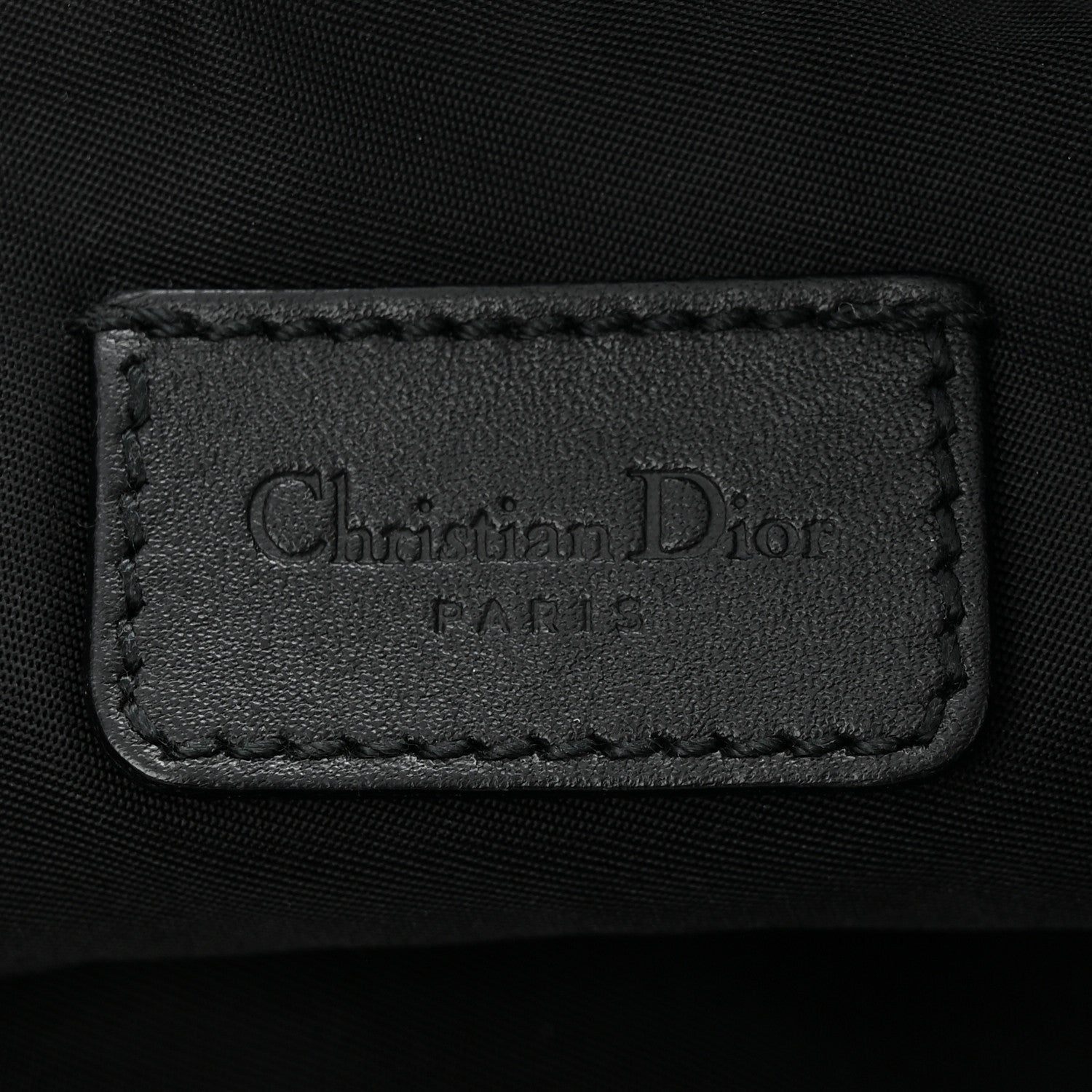Christian Dior Monogram Mini Saddle Pochette Black 6 of 15