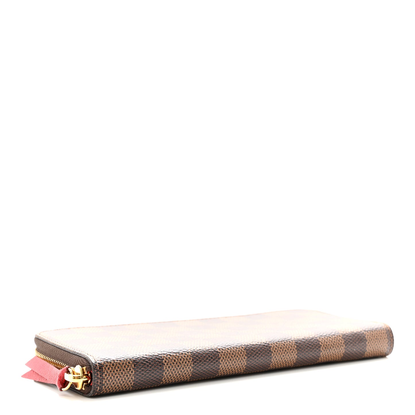 Damier Ebene Clemence Wallet Cherry