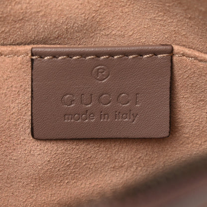 Gucci Calfskin Matelasse Mini GG Marmont Chain Shoulder Bag Porcelain Rose 6 of 10