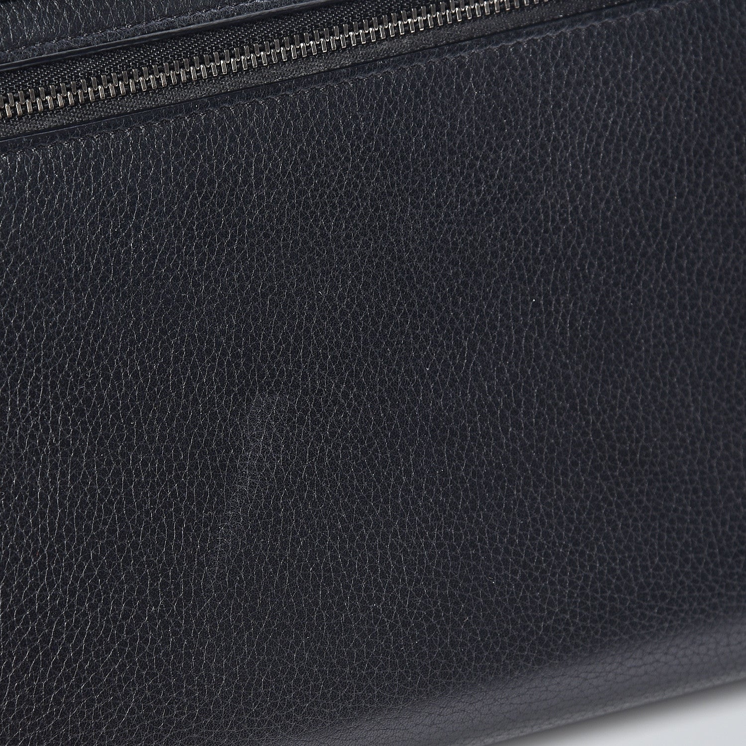 Celine Drummed Calfskin Suede Small Trapeze Black 10 of 19