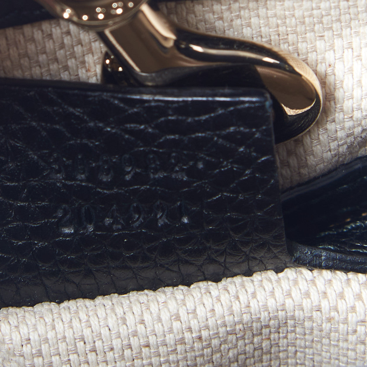 Gucci Pebbled Calfskin Medium Soho Chain Shoulder Bag Black 10 of 12