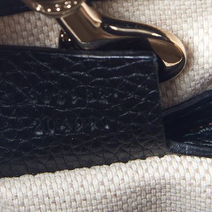Gucci Pebbled Calfskin Medium Soho Chain Shoulder Bag Black 10 of 12