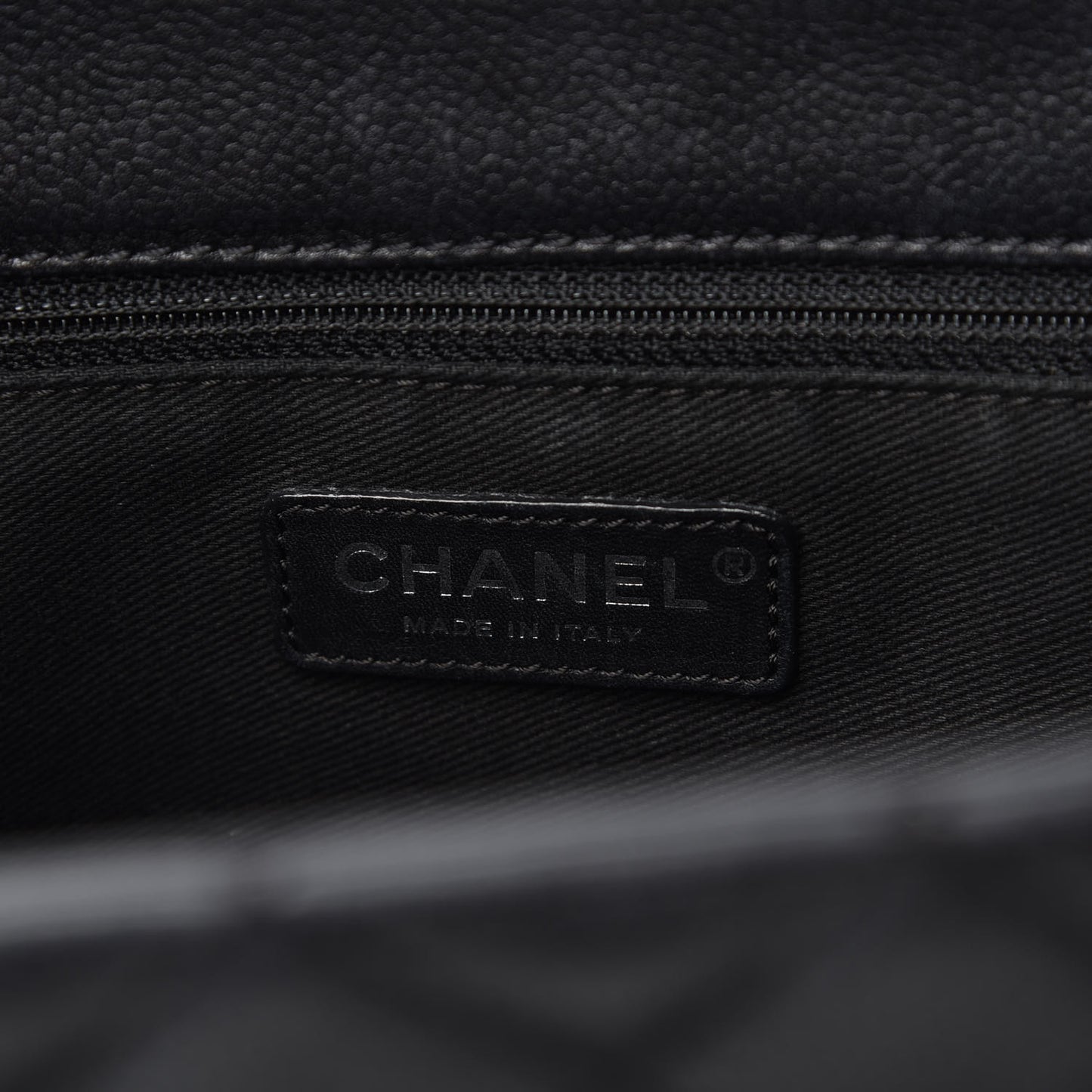 Caviar Quilted Grand Shopping Tote GST Black