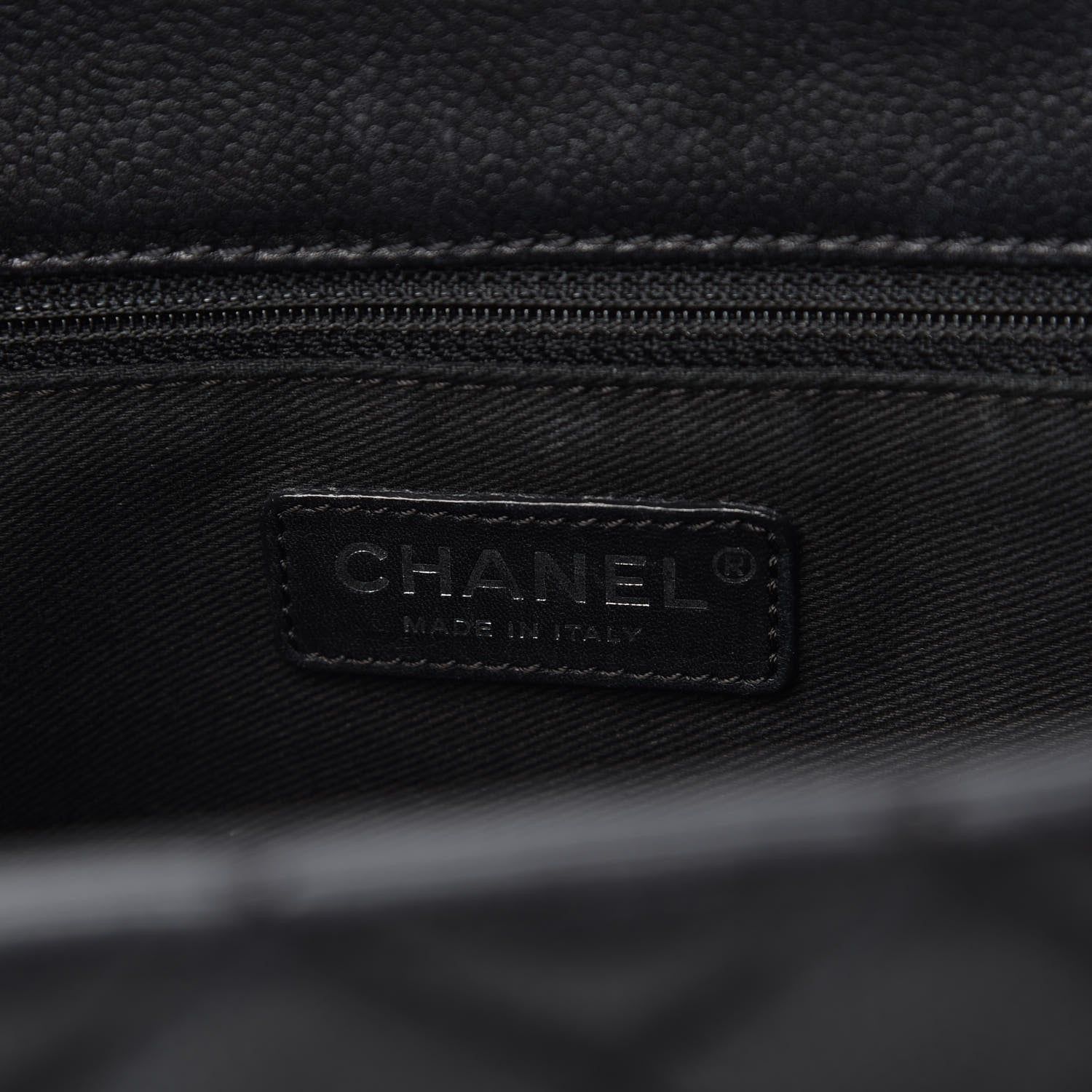 Chanel Caviar Quilted Grand Shopping Tote GST Black 6 of 13