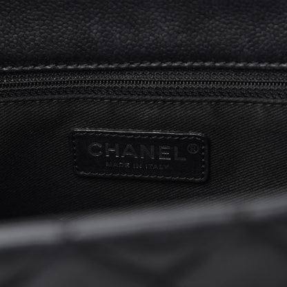 Chanel Caviar Quilted Grand Shopping Tote GST Black 6 of 13