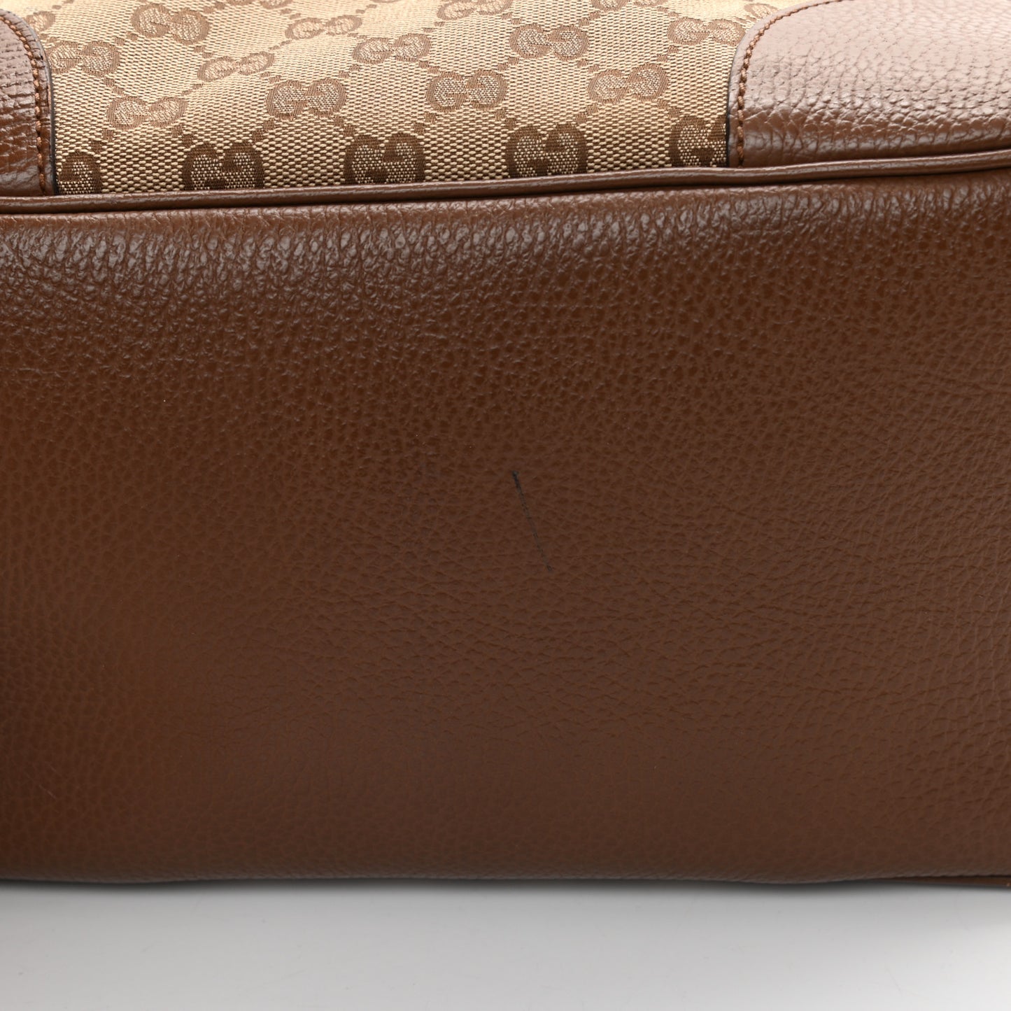 Monogram Medium Bree Zippered Tote Beige Tabacco