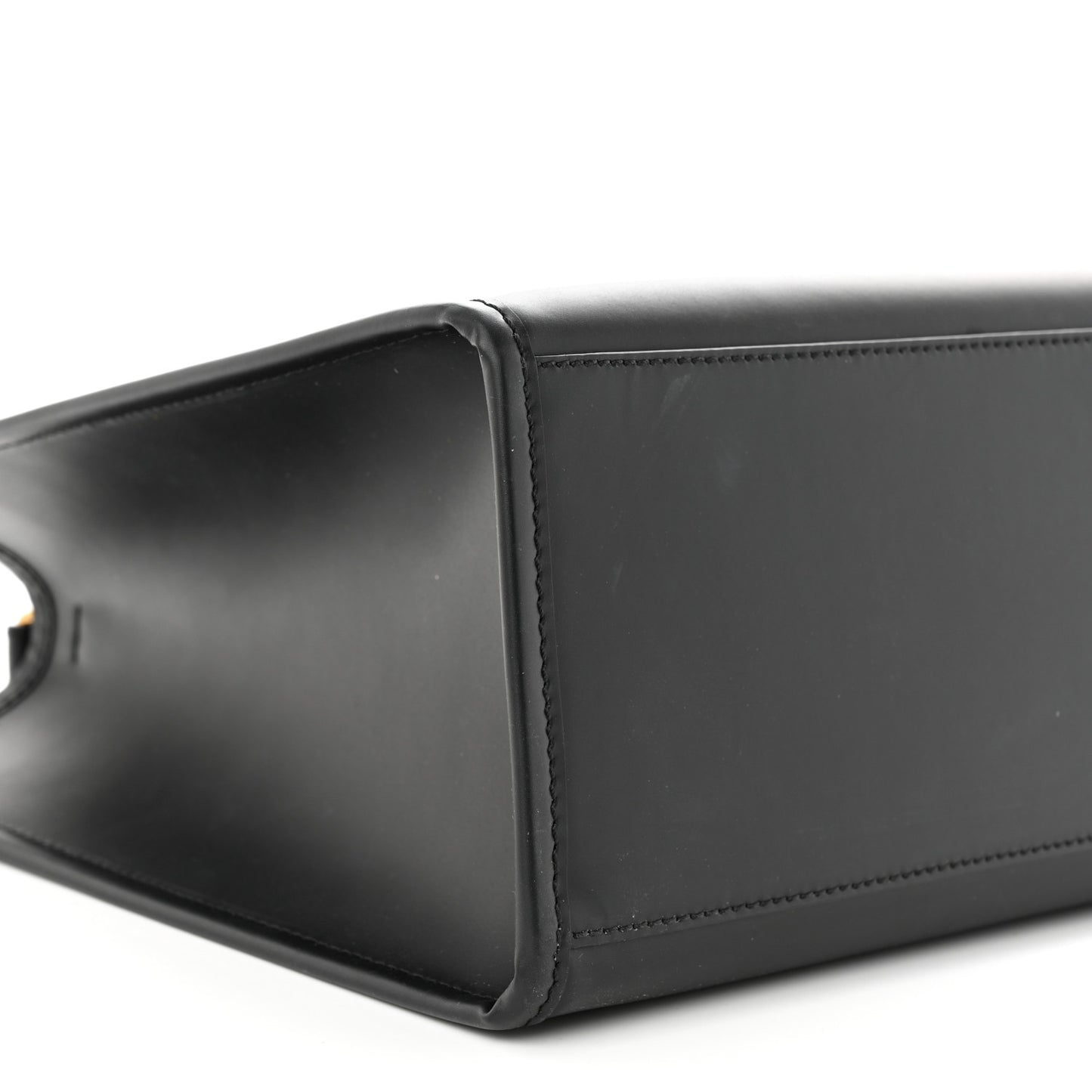 Vitello King Plexiglass Medium Fendi Sunshine Shopper Tote Black