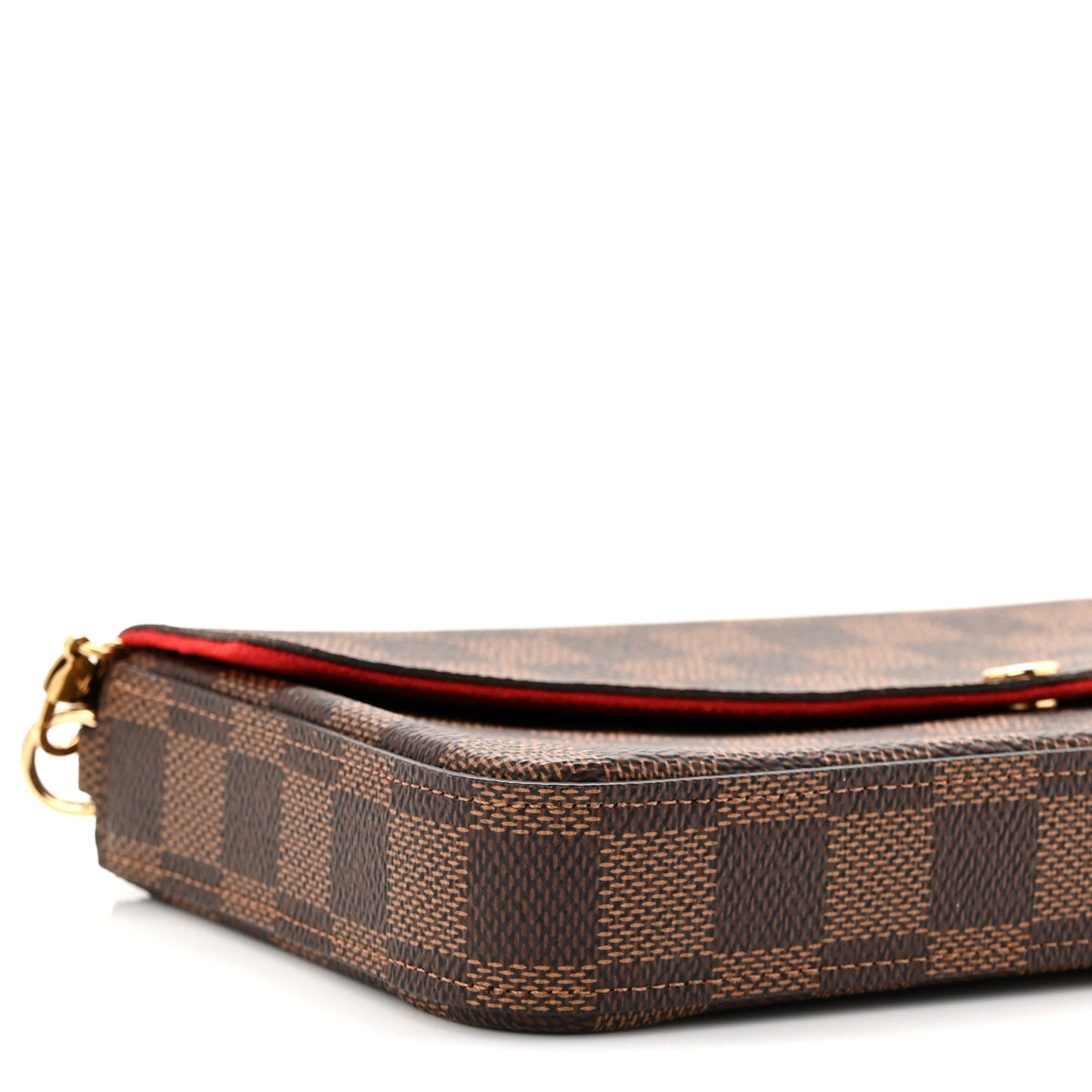 Damier Ebene Pochette Felicie Chain Wallet