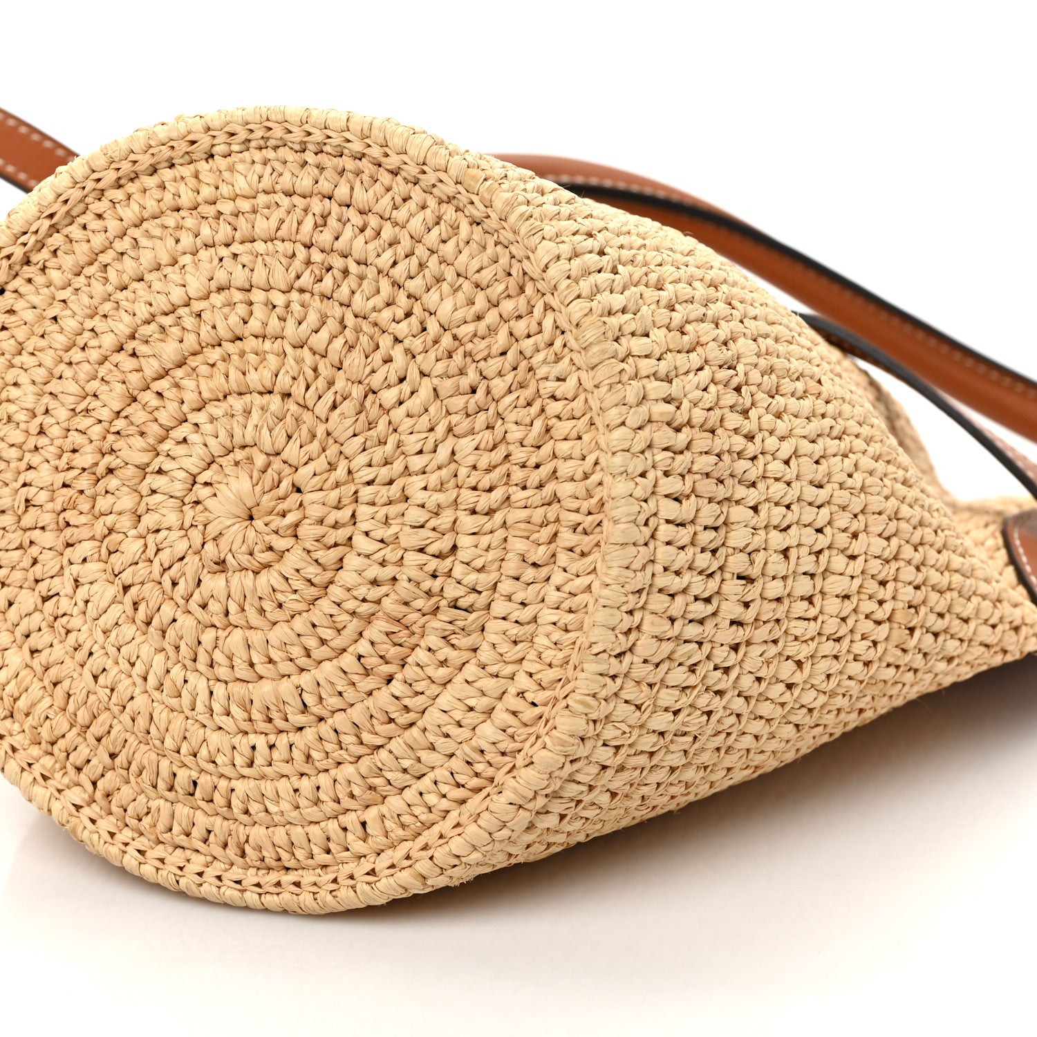 Celine Raffia Calfskin Nano Big Bag Bucket Tan 8 of 8