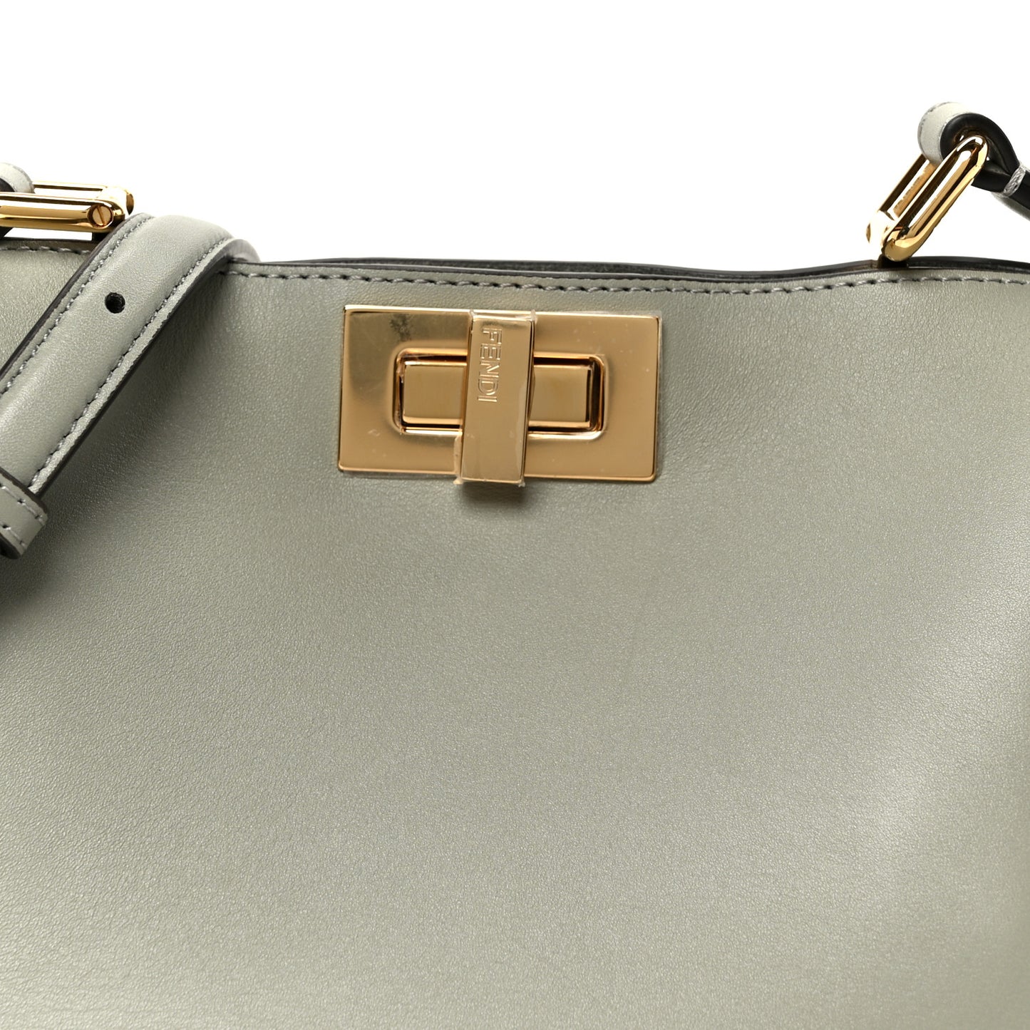 Vitello Small Soft Peekaboo Satchel Matche Latte