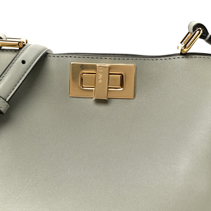 Fendi Vitello Small Soft Peekaboo Satchel Matche Latte 9 of 11