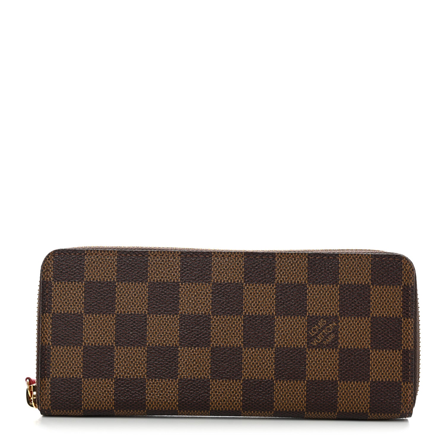 Louis Vuitton Damier Ebene Clemence Wallet Cherry 1 of 7