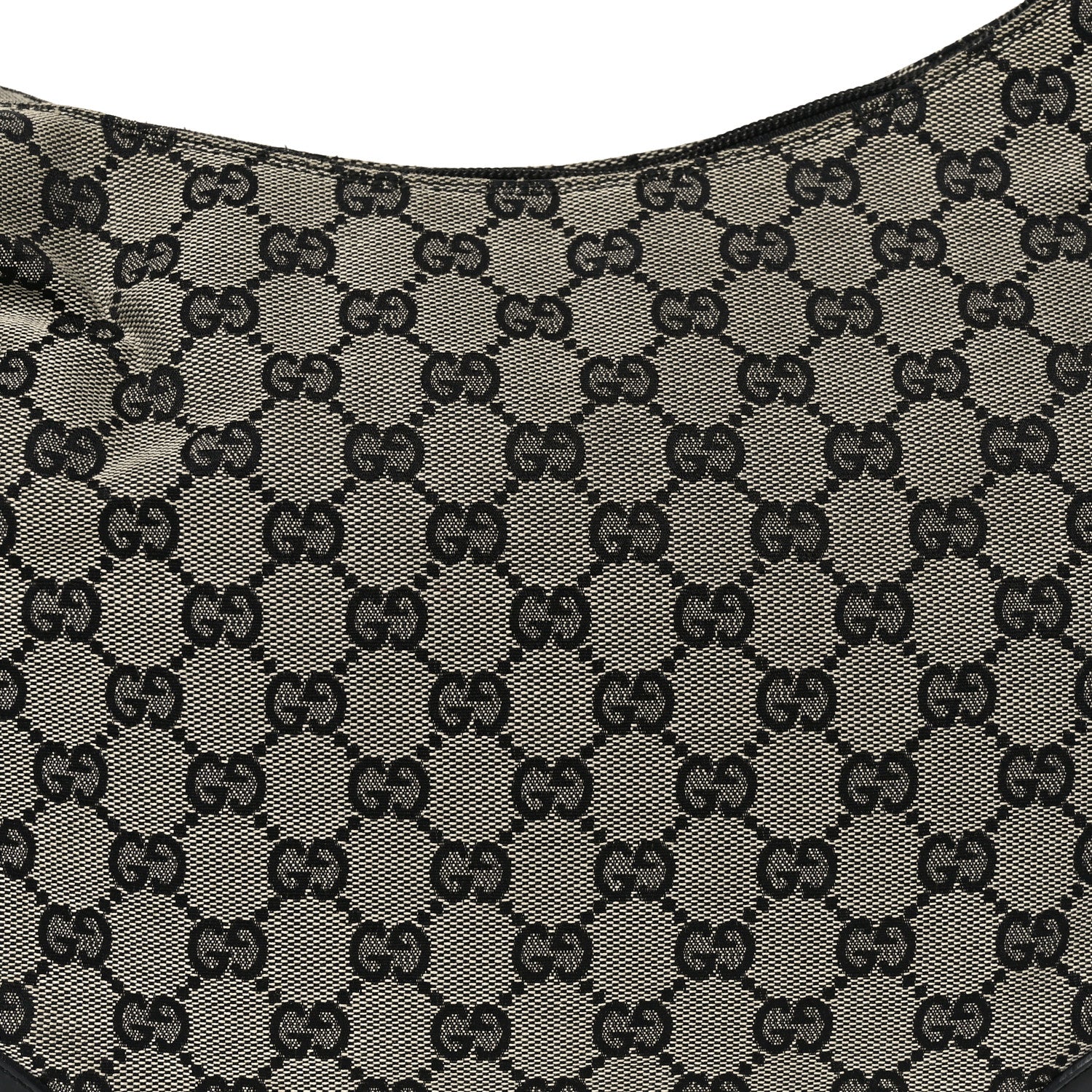 Gucci Monogram Classic Ring Hobo Black 8 of 10