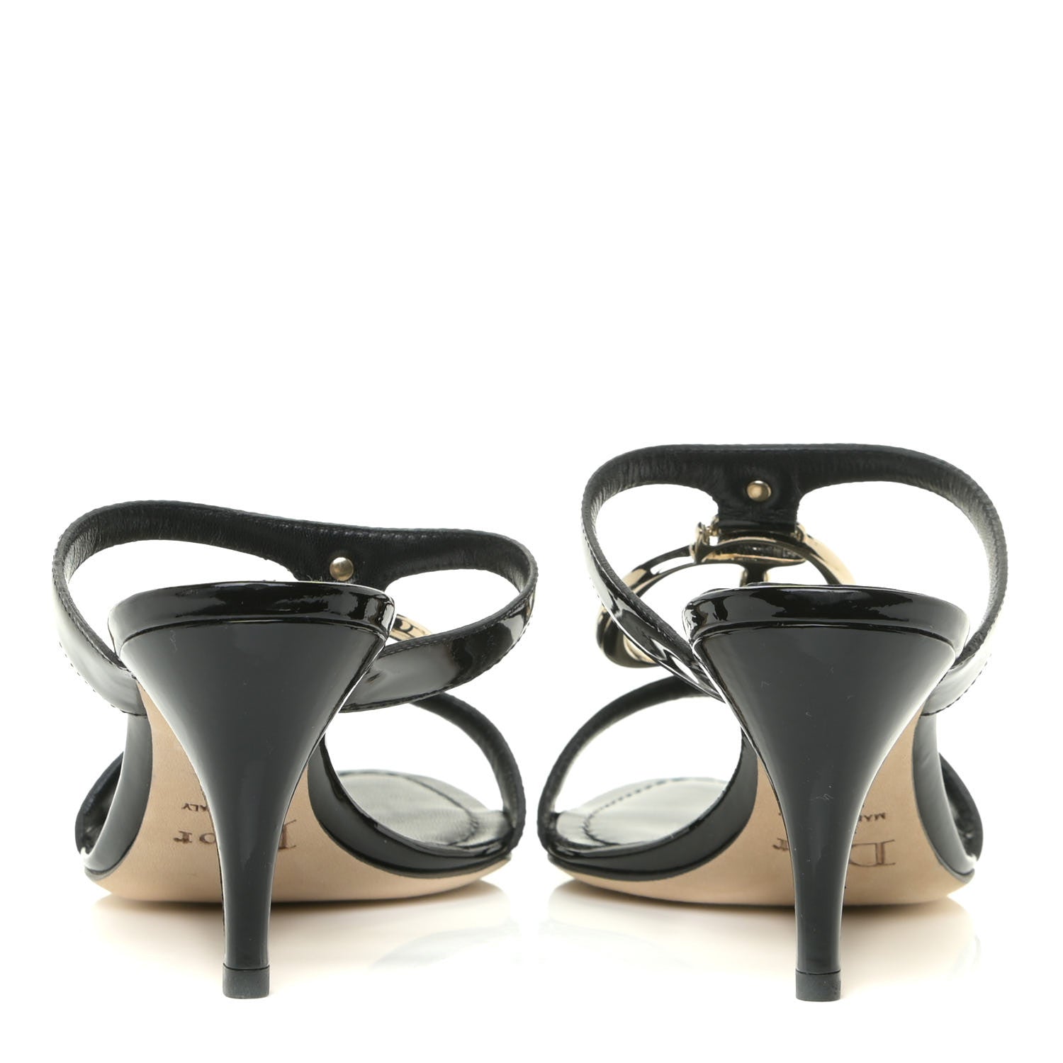 Christian Dior Patent Pumps 38.5 Black 4 of 15