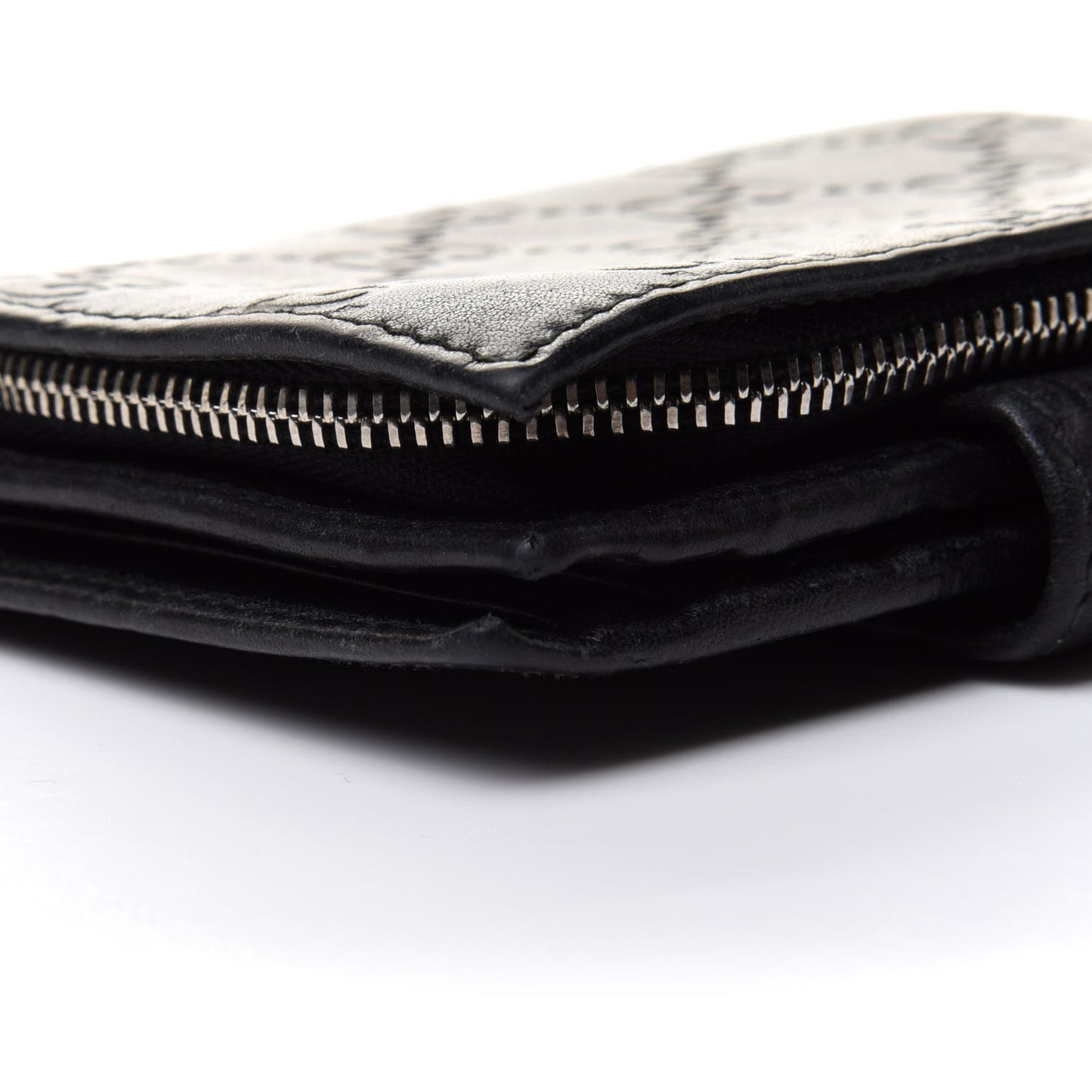 Guccissima Twins French Wallet Black