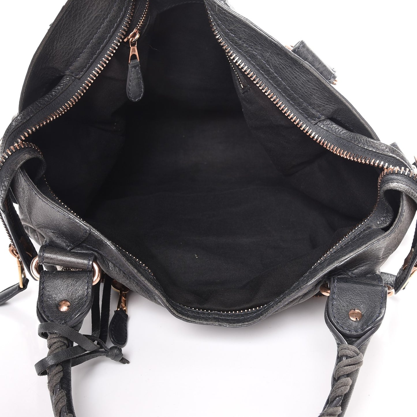 Agneau Giant 21 Rose Gold Hardware City Anthracite