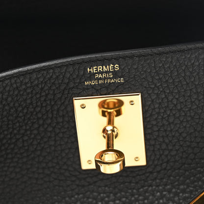 Hermes Togo Kelly Retourne 28 Black 6 of 10