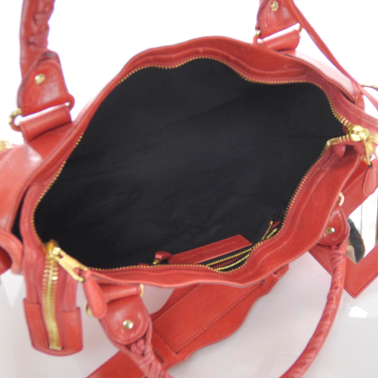 Balenciaga Agneau Giant 21 Gold Hardware CIty Vermillion 7 of 9