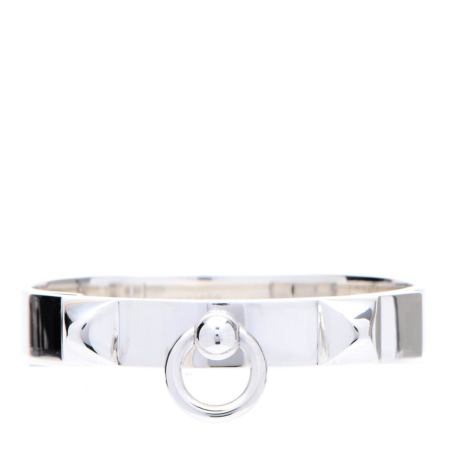 Sterling Silver PM Collier De Chien Bracelet SH