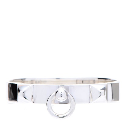 Hermes Sterling Silver PM Collier De Chien Bracelet SH 1 of 5
