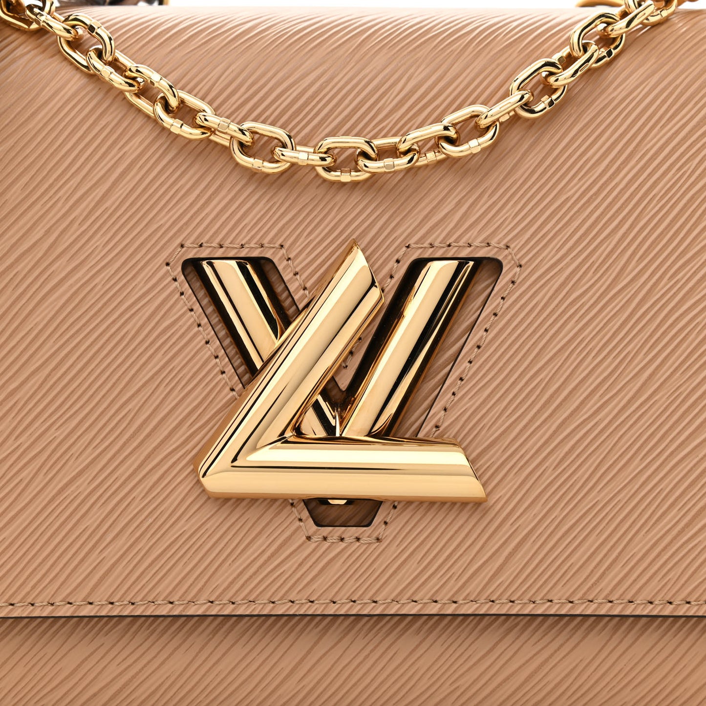 Epi Twist Shoulder Bag MM Camel