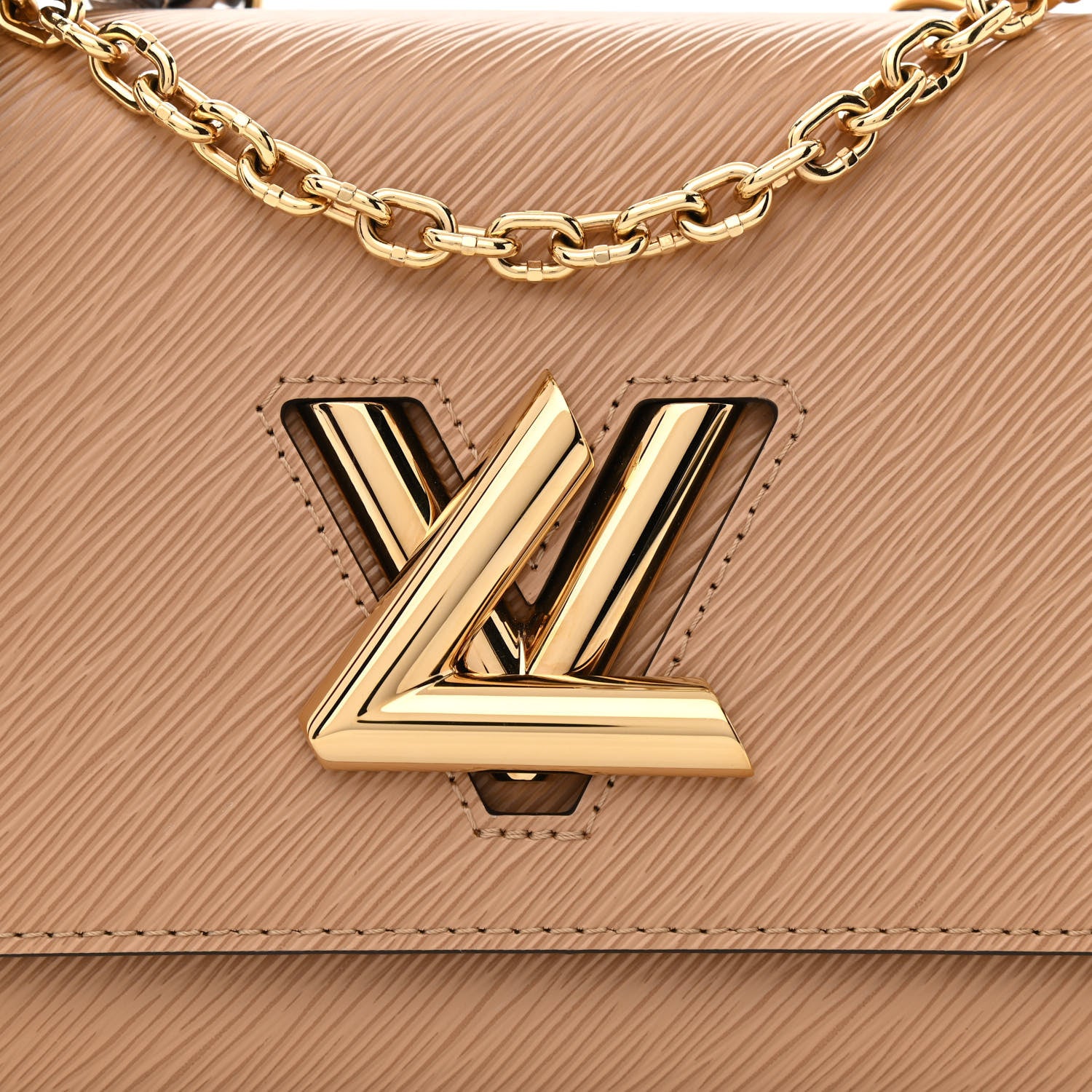Louis Vuitton Epi Twist Shoulder Bag MM Camel 9 of 11