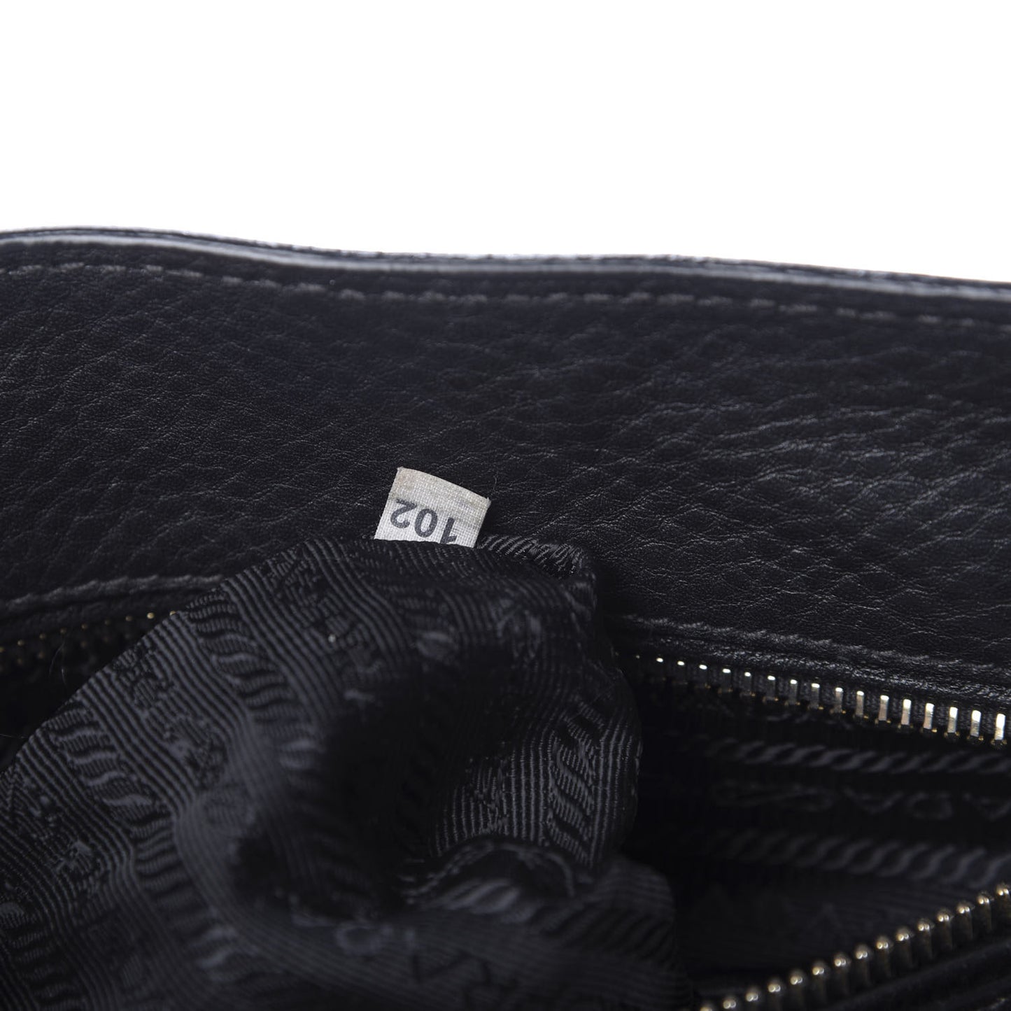 Vitello Daino Tote Black