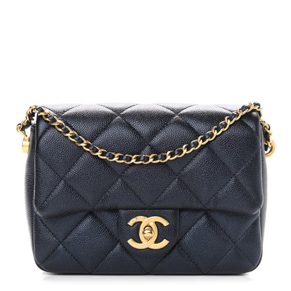Chanel Iridescent Caviar Quilted Mini My Perfect Flap Black 1 of 11