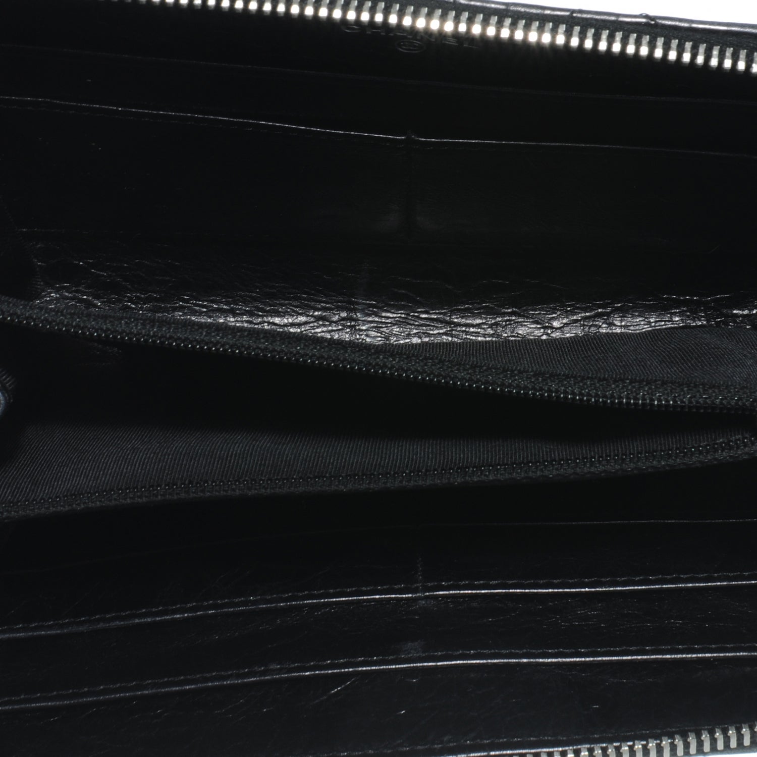 Chanel Striped Reissue Wallet Metallic Black (dup see below do not paid or add to acct) 6 of 9
